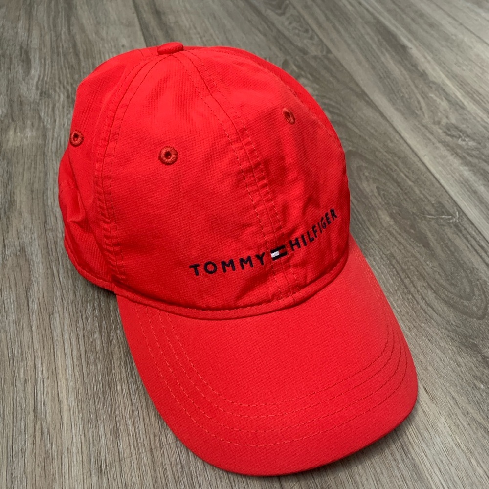 Tommy Hilfiger Vibrant Red Baseball Cap